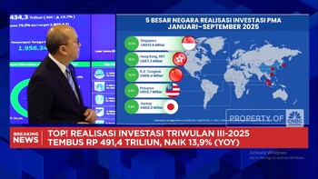 Video: BKPM: Total Investasi Januari-September 2025 Capai Rp 1.434 T