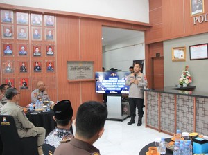 Ngopi Bareng Jadi Cara Kapolres Tuban Ajak Jaga Keamanan
