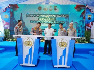 Komitmen Layani Masyarakat, Kapolri Resmikan 35 SPKT Polres Jajaran Polda Jateng