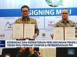 Video: Kemendag dan Kementerian PMI Teken MoU Perkuat Ekspor dan SDM