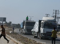 Potret Situasi Terkini Perbatasan Gaza, Truk Bantuan Menanti Kepastian