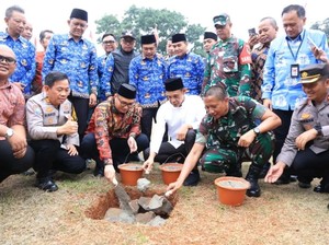 Wabup Bogor Hadiri Groundbreaking Kopdes Merah Putih di Desa Waru