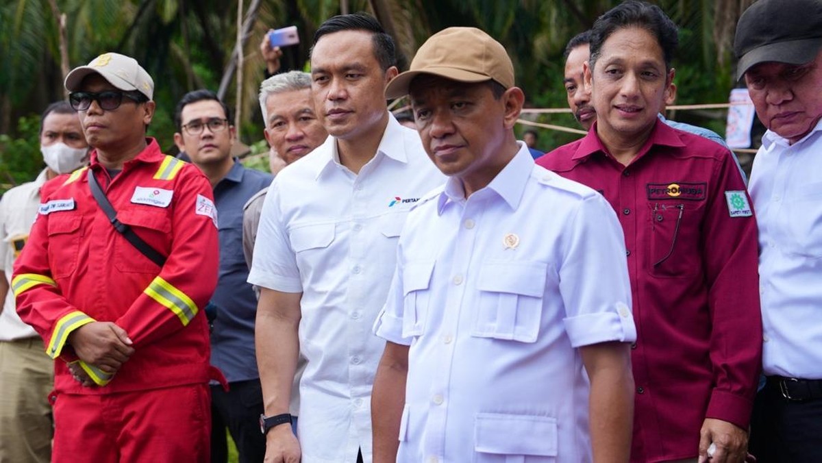Menteri ESDM dan Pertamina Tinjau Sumur Minyak Rakyat di Sumsel