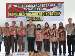Kapolres Mojokerto Cup Tanamkan Sportivitas ke Pelajar