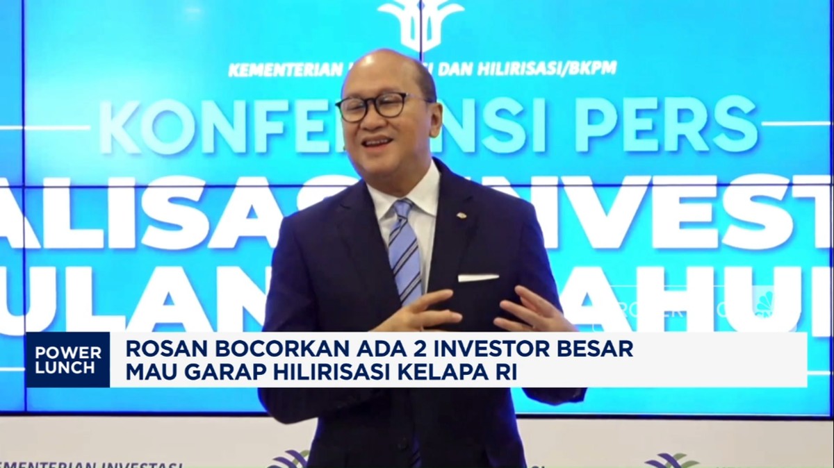 Video: Rosan Bocorkan Ada 2 Investor Besar Mau Garap Hilirisasi Kelapa