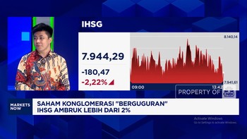 Video: Saham Konglomerasi Berguguran, IHSG Ambruk Makin Dalam