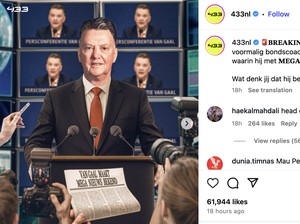 Spekulasi Louis Van Gaal Latih Timnas Muncul di Linimasa
