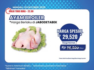 Ayam Broiler Banting Harga di Transmart Full Day Sale