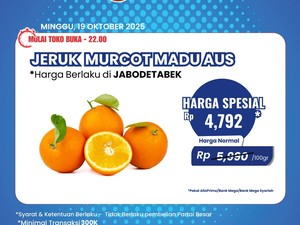 Diskon Buah Segar Cuma di Transmart Full Day Sale