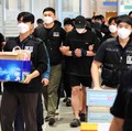 Penampakan Puluhan Tahanan Penipuan Online Dipulangkan ke Korea
