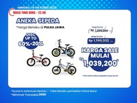 Aneka Sepeda Murah Banget, Cuma di Transmart