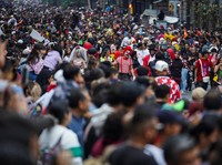 Potret Unik Ketika Jalanan Meksiko 