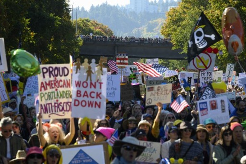 USA-TRUMP/PROTESTS Aksi protes