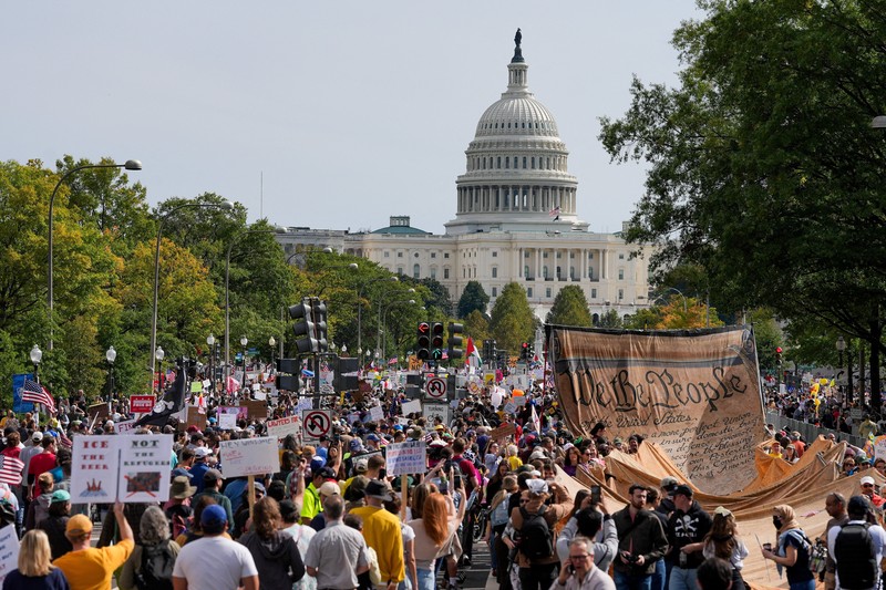 USA-TRUMP/PROTESTS Aksi protes