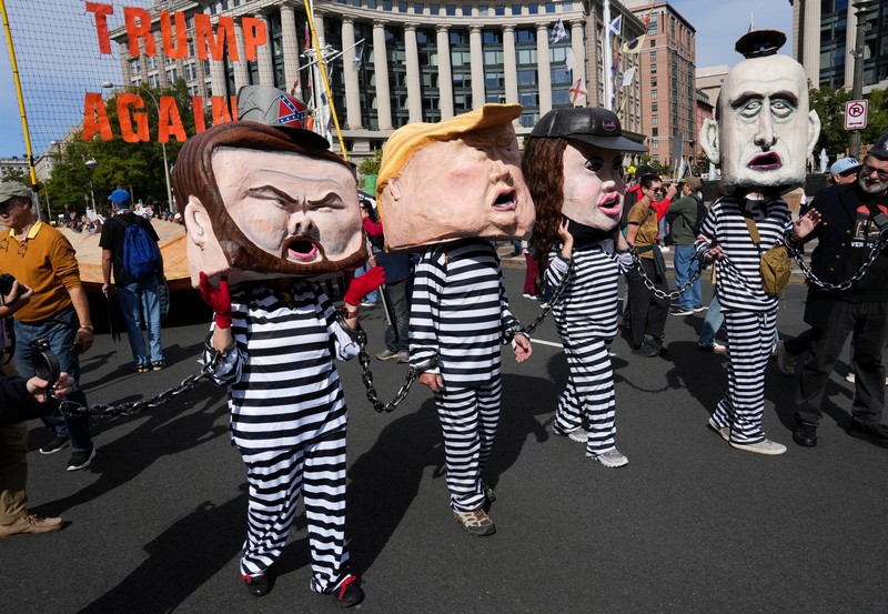 USA-TRUMP/PROTESTS Aksi protes