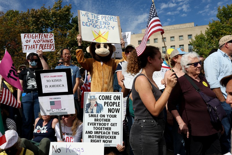 USA-TRUMP/PROTESTS Aksi protes