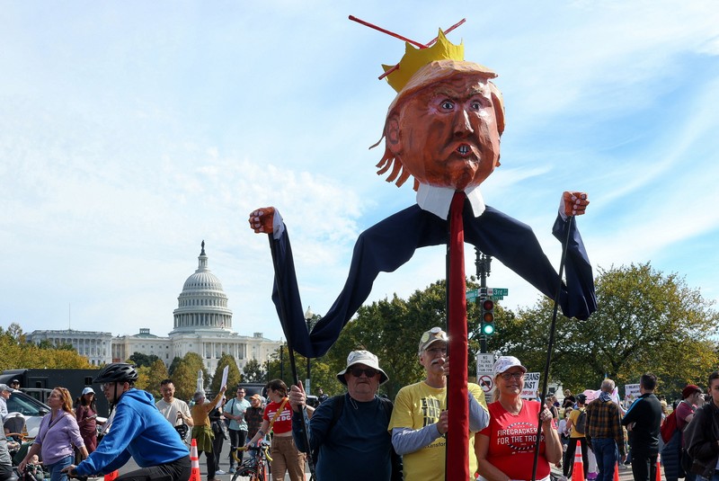 USA-TRUMP/PROTESTS Aksi protes