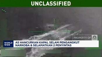 Video: AS Hancurkan Kapal Selam Pengangkut Narkoba