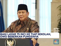 Video: Bagi-Bagi Layar 75 Inci ke Sekolah, Prabowo Beberkan Fungsinya