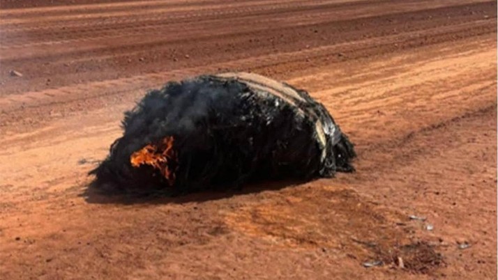 Benda Misterius Hangus Jatuh dari Langit, Disebut Sampah China