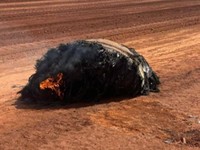 Benda Misterius Hangus Jatuh dari Langit, Disebut Sampah China