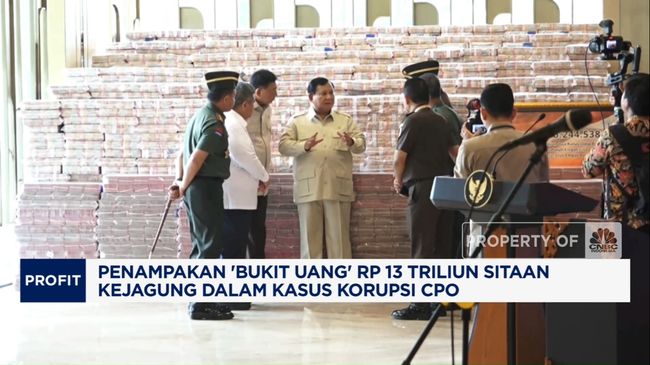 Video: Penampakan "Bukit Uang" Rp13 Triliun Sitaan Kejagung Kasus CPO