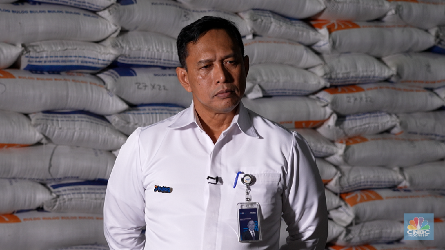 Direktur Utama Perum Bulog, Ahmad Rizal Ramdhani. (CNBC Indonesia)