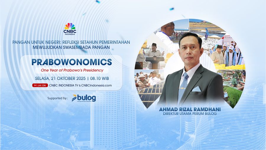 Direktur Utama Perum Bulog – Ahmad Rizal Ramdhani dalam program Prabowonomics “One Year of Prabowo’s Presidency”.