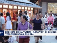 Video: Ekonomi China Tumbuh 4,8% di Q3-2025, Terlemah Sejak 2024