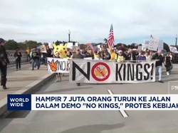 Video: Protes Trump, Hampir 7 Juta Warga AS Ikut Demo "No Kings"