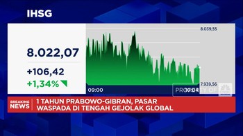 Video: IHSG Menguat Lebih Dari 1%, Kembali Sentuh Level 8.000-an