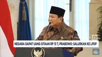 Video: Negara Dapat Uang Sitaan Rp 13 T, Prabowo: Salurkan ke LPDP