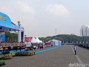 Di Hadapan Kapolri, Driver Ojol Deklarasi Jaga Keamanan Jakarta