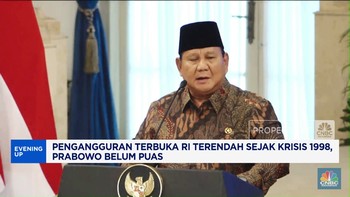 Video: Pengangguran RI Terendah Sejak 1998, Prabowo Belum Puas