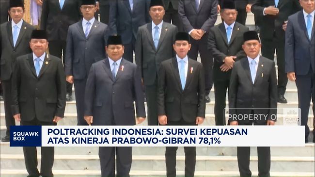 Video: Survei Kepuasan Atas Kinerja Prabowo-Gibran Capai 78,1%