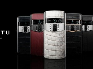 Vertu Agent Q Resmi Dirilis, HP Sultan Berlapis Emas dan Kulit Buaya