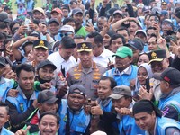 Polri Kumpulkan Ojol Kamtibnas di Monas, Gojek Bilang Tidak Terlibat