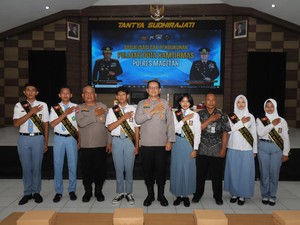 Turnamen Bola Basket Antarpelajar di Magetan Dorong Ajang Duta Kamtibmas