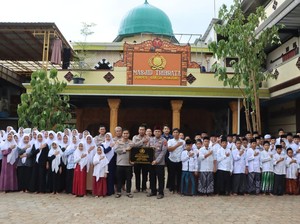 Kapolres Wonogiri Resmikan Masjid Tribrata di Ponpes Binaan Anggota Polri