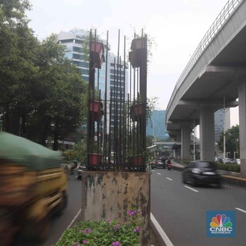 Sayonara! Bangkai Tiang Monorel di Jalan Rasuna Said Lenyap di 2026