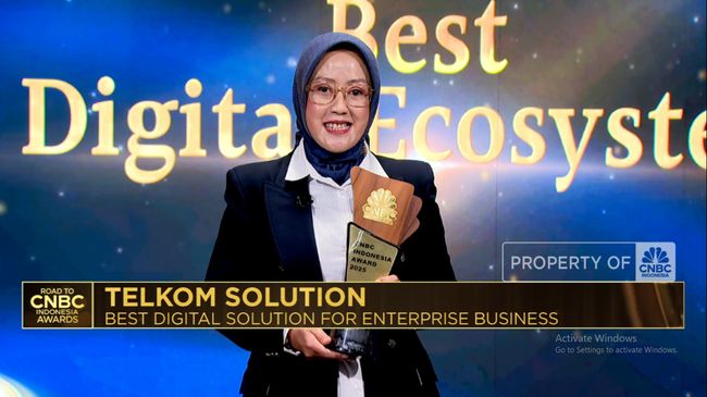 Video: Telkom Solution Dapat Penghargaan CNBC Indonesia Awards 2025
