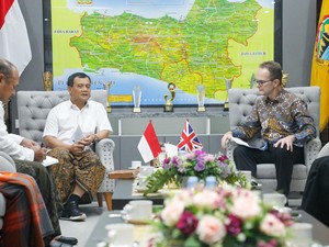Ahmad Luthfi Sambut Dubes Inggris di Jateng, Bahas Kerja Sama Lintas Sektor