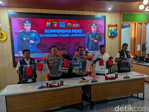 Polres Lamongan Tangkap Komplotan Pencuri Asal Lampung Modus Ganjal ATM
