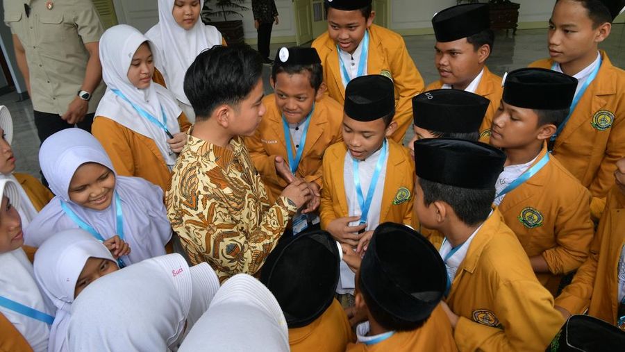 Kunjungan Santri ke Istana Wakil Presiden. (Dok. Istimewa)