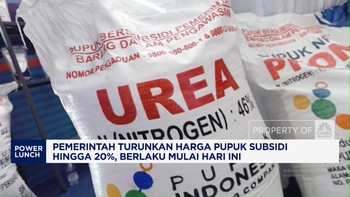 Video: Mulai Hari Ini, Harga Pupuk Subsidi Turun Hingga 20%