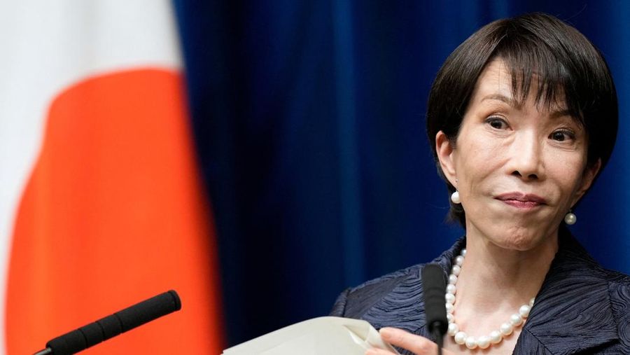 Perdana Menteri baru Jepang, Sanae Takaichi saat konferensi pers di kantor perdana menteri, Tokyo, Jepang, Selasa (21/10/2025). (Kiyoshi Ota/Pool via REUTERS) Perdana Menteri baru Jepang, Sanae Takaichi saat konferensi pers di kantor perdana menteri, Tokyo, Jepang, Selasa (21/10/2025). (Kiyoshi Ota/Pool via REUTERS)
