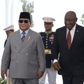 Tiba di Istana, Prabowo Sambut Presiden Afrika Selatan