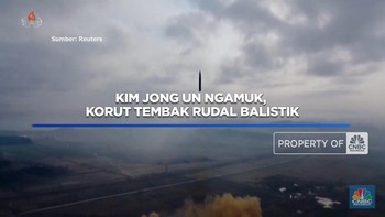 Video: Kim Jong Un Ngamuk, Korut Tembak Rudal Balistik
