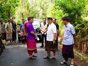 Proyek Jalan Petandakan-Pegadungan Buleleng Hampir Rampung