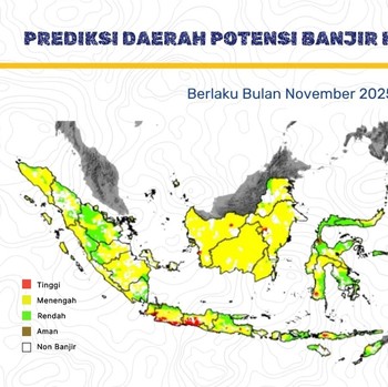 Hujan Lebat Mulai Landa RI, BMKG Ingatkan Wilayah Ini Siaga I Banjir